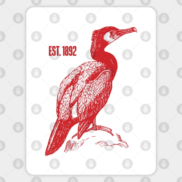 Cormorant Est. 1892 Sticker by Footscore